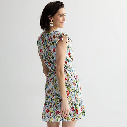  Women's Sonoma Goods For Life® Tie Shoulder Henley Dress