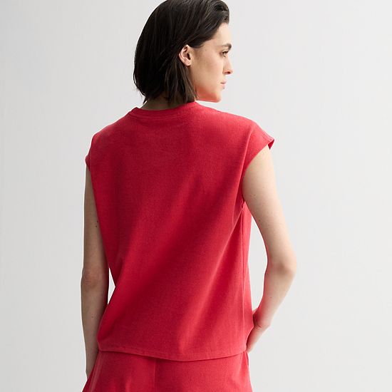  Women's Sonoma Goods For Life® Boxy Towel Terry Tee