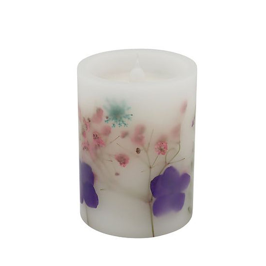  Sonoma Goods For Life® Purple Flower LED Candle