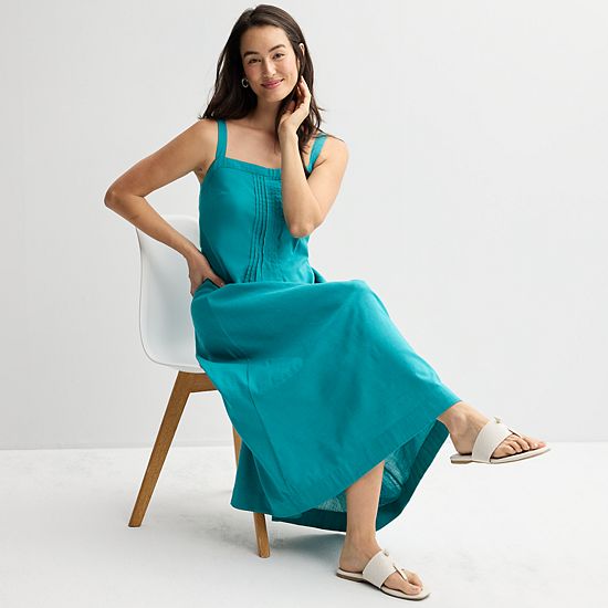  Petite Sonoma Goods For Life® Pintuck Tank Maxi Dress