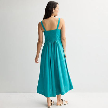  Petite Sonoma Goods For Life® Pintuck Tank Maxi Dress