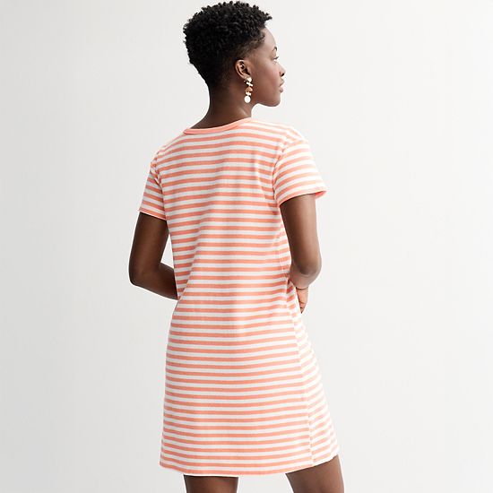  Women's Sonoma Goods For Life® Towel Terry T-Shirt Dress