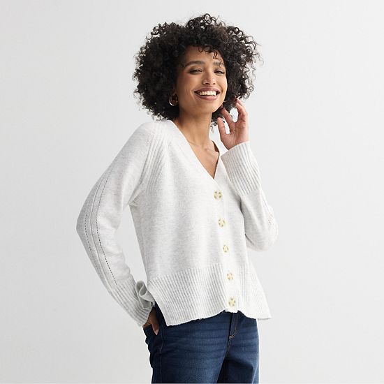  Petite Sonoma Goods For Life® Lightweight Longline Cardigan