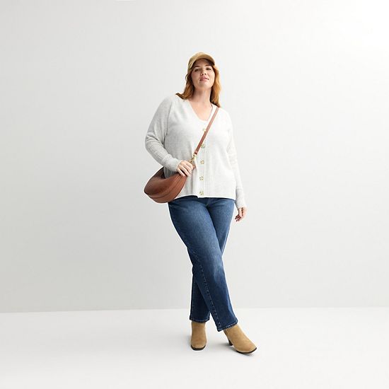  Plus Size Sonoma Goods For Life® Lightweight Longline Cardigan