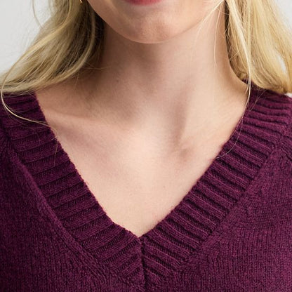  Women's Sonoma Goods For Life® V-Neck Pullover Sweater