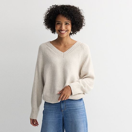  Women's Sonoma Goods For Life® V-Neck Pullover Sweater