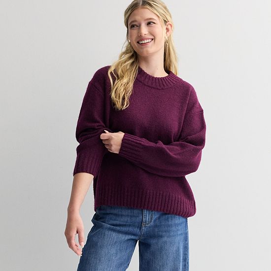  Women's Sonoma Goods For Life® Cozy Crew Neck Pullover