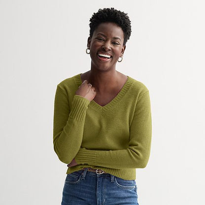  Women's Sonoma Goods For Life® Lightweight V-Neck Sweater