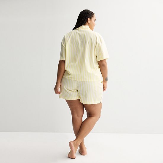  Plus Size Sonoma Goods For Life® Woven Sleep Top
