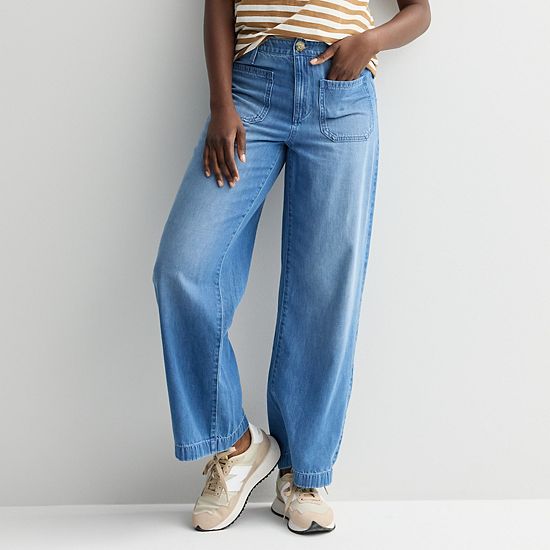 Women's Sonoma Goods For Life® High-Rise Super Drapey Jeans