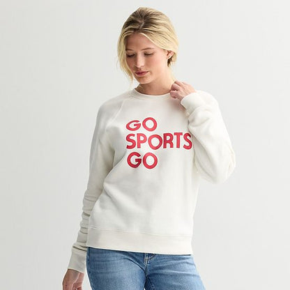  Women's Sonoma Goods For Life® Fleece Crewneck Sweatshirt