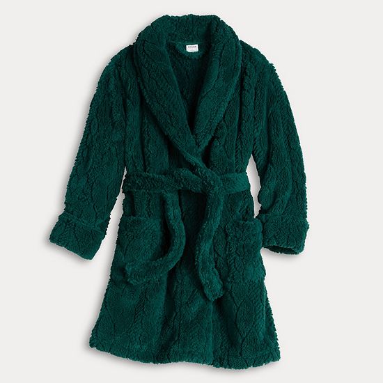  Women's Sonoma Goods For Life® Short Plush Wrap Robe
