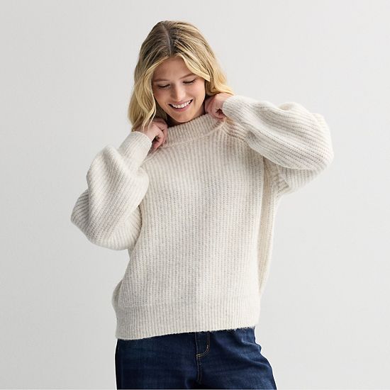  Women's Sonoma Goods For Life® Cozy Heritage Crewneck Sweater