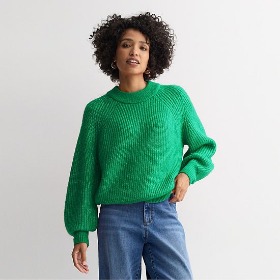  Women's Sonoma Goods For Life® Cozy Heritage Crewneck Sweater