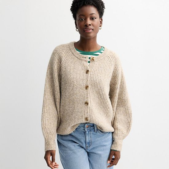 Women's Sonoma Goods For Life® Cozy Heritage Cardigan
