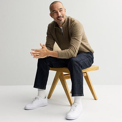  Men's Sonoma Goods For Life® The Essential Pique Quarter Zip Pullover