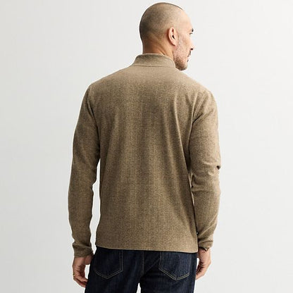  Men's Sonoma Goods For Life® The Essential Pique Quarter Zip Pullover