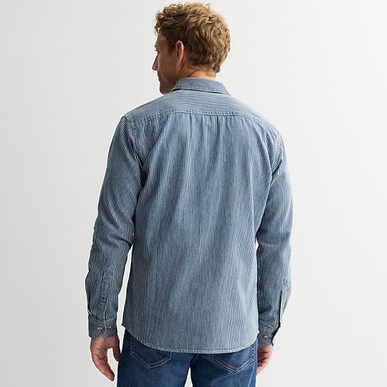  Men's Sonoma Goods For Life® 2-Pocket Denim Utility Shirt