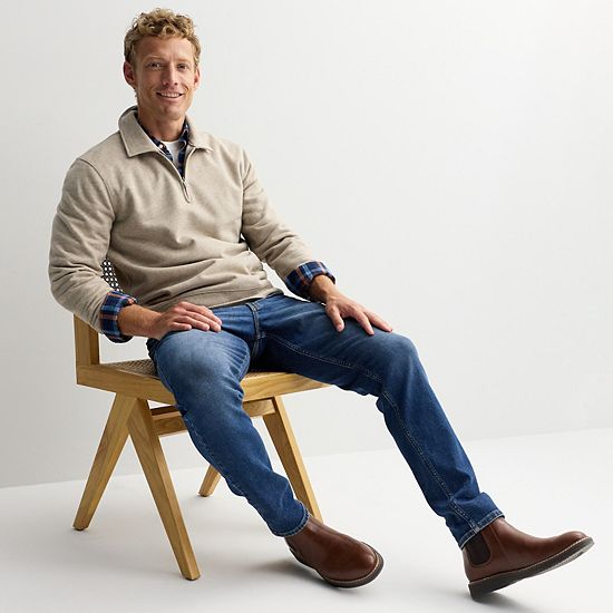  Sonoma Goods For Life® Super Soft Fleece Quarter Zip Pullover