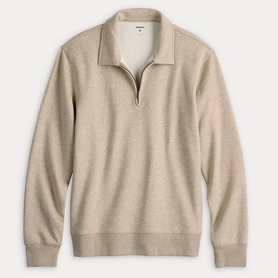  Sonoma Goods For Life® Super Soft Fleece Quarter Zip Pullover