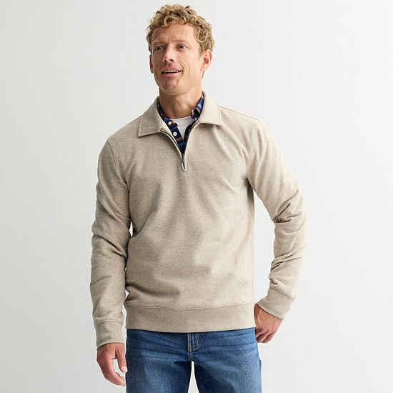 Sonoma Goods For Life® Super Soft Fleece Quarter Zip Pullover