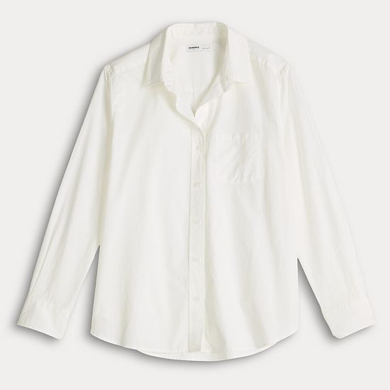  Petite Sonoma Goods For Life® Everyday Button-Up Shirt