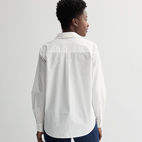  Petite Sonoma Goods For Life® Everyday Button-Up Shirt