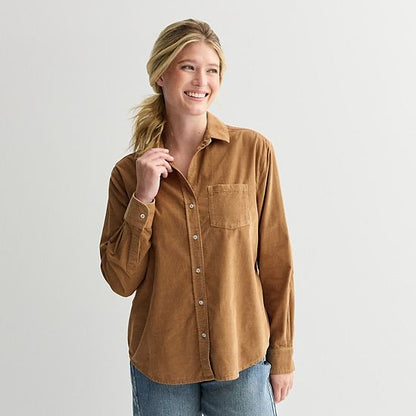  Petite Sonoma Goods For Life® Everyday Button-Up Shirt