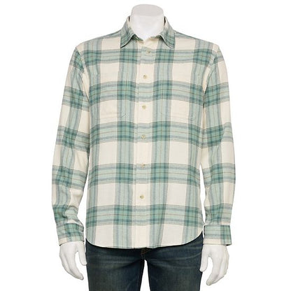  Sonoma Goods For Life® Adaptive Long Sleeve Flannel Shirt