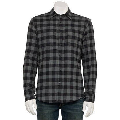 Sonoma Goods For Life® Adaptive Long Sleeve Flannel Shirt