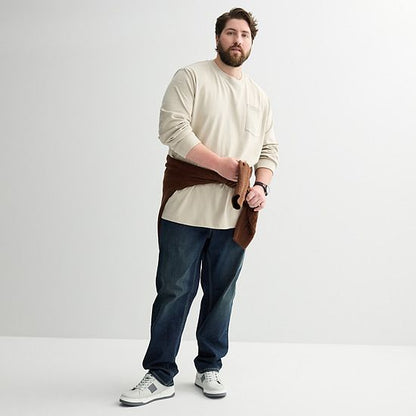  Big & Tall Sonoma Goods For Life® Long Sleeve Heavyweight Tee