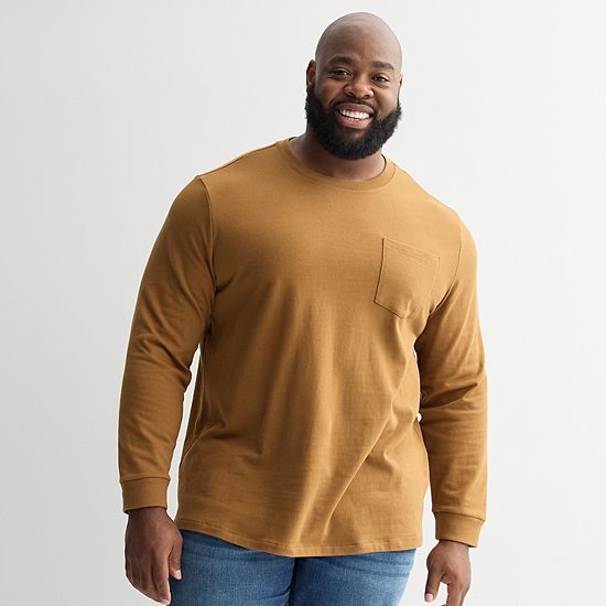  Big & Tall Sonoma Goods For Life® Long Sleeve Heavyweight Tee