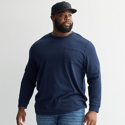  Big & Tall Sonoma Goods For Life® Long Sleeve Heavyweight Tee