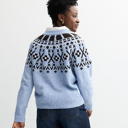  Women's Sonoma Goods For Life® Cozy Heritage Fair Isle Sweater