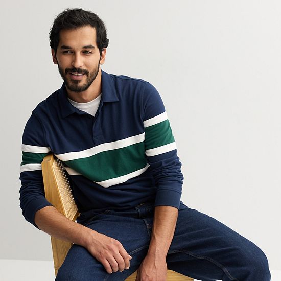  Men's Sonoma Goods For Life® Rugby Polo Shirt