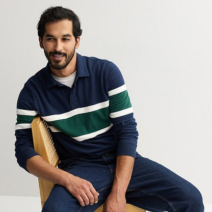  Men's Sonoma Goods For Life® Rugby Polo Shirt