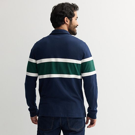 Men's Sonoma Goods For Life® Rugby Polo Shirt