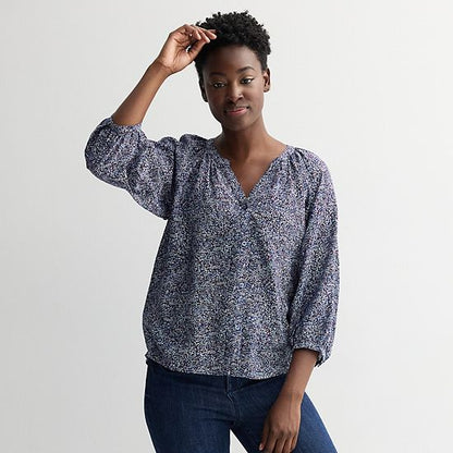  Women's Sonoma Goods For Life® Button Up Peasant Top