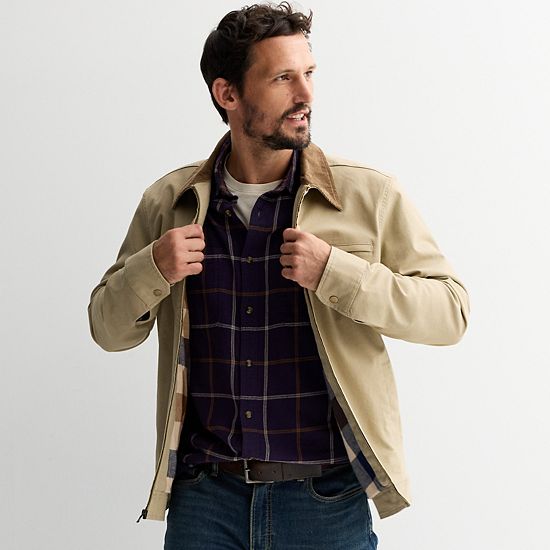  Men's Sonoma Goods For Life® Corduroy Collar Workwear Jacket