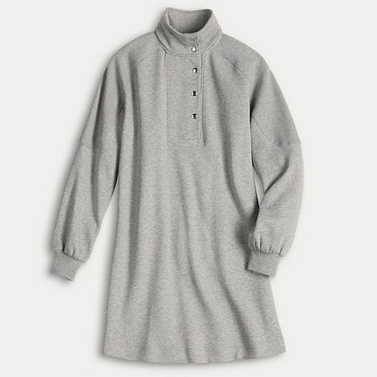  Petite Sonoma Goods For Life® Snap Collar Dolman Sleeve Sweatshirt Dress