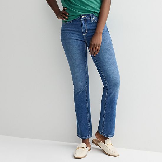  Petite Sonoma Goods For Life® Mid-Rise Bootcut Jeans