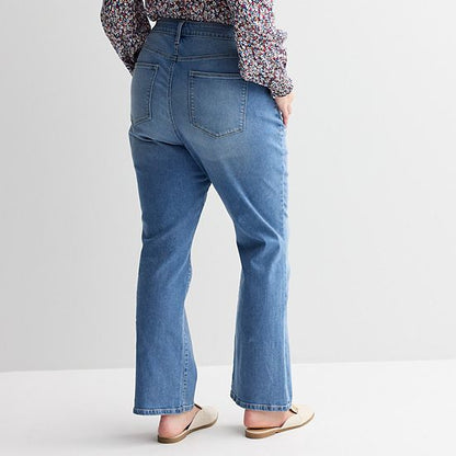  Plus Size Sonoma Goods For Life® Curvy Mid-Rise Bootcut Jeans