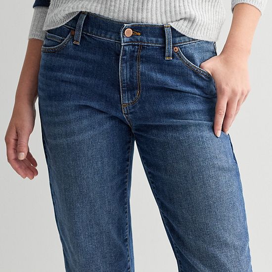  Women's Sonoma Goods For Life® Mid-Rise Relaxed Boyfriend Jeans