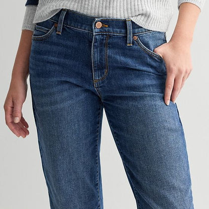  Women's Sonoma Goods For Life® Mid-Rise Relaxed Boyfriend Jeans