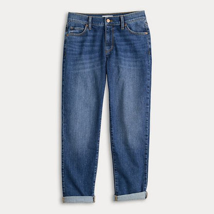  Women's Sonoma Goods For Life® Mid-Rise Relaxed Boyfriend Jeans