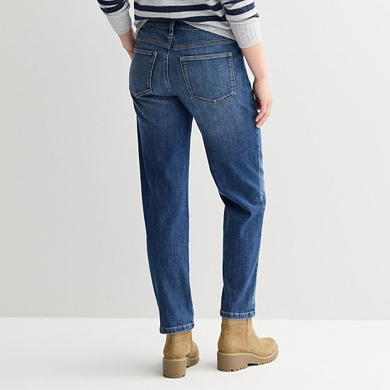  Women's Sonoma Goods For Life® Mid-Rise Relaxed Boyfriend Jeans