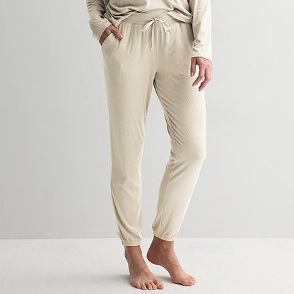  Women's Sonoma Goods For Life® Ribbed Cuffed Pajama Pants