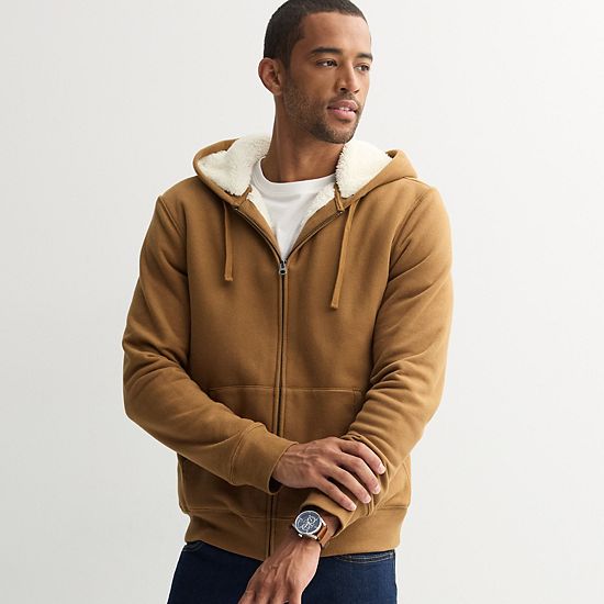  Men's Sonoma Goods For Life® High-Pile Fleece Full Zip Hoodie