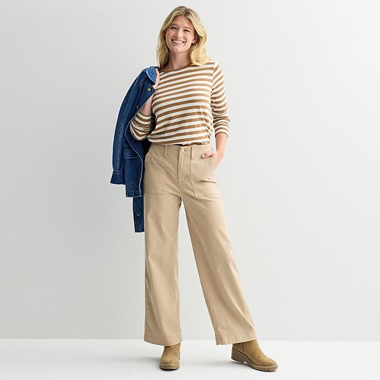  Women's Sonoma Goods For Life® Utility Wide Leg Pants