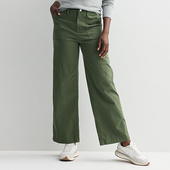  Women's Sonoma Goods For Life® Utility Wide Leg Pants